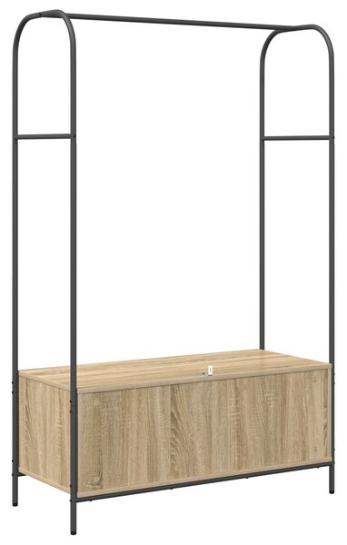 Polcos ruhatartó Sonoma tölgy 100x44x160 cm
