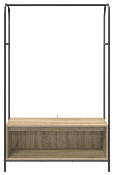 Polcos ruhatartó Sonoma tölgy 100x44x160 cm
