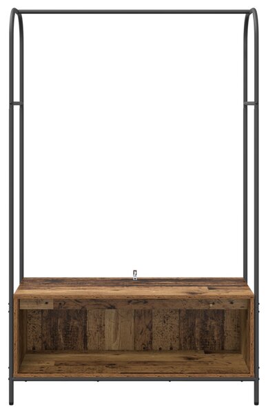 Ruhafogó tárolóval Barna Tölgy 100 x 44 x 160 cm Faanyag