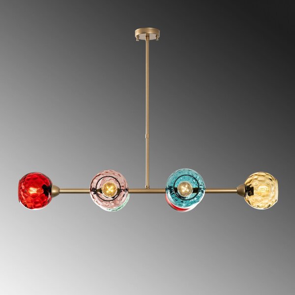 Opviq Multicolor Gold Benek csillár - 15 - 14486