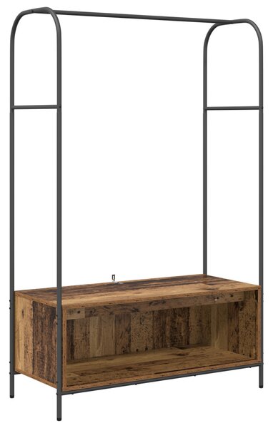 Ruhafogó tárolóval Barna Tölgy 100 x 44 x 160 cm Faanyag