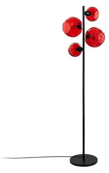 Opviq Floor Lamp Red Black Benek - 20 - 15 - 14511