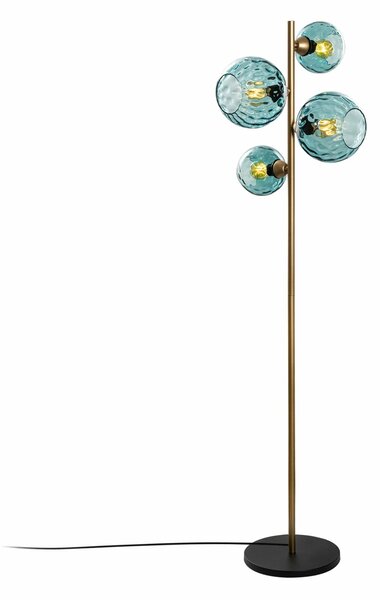 Opviq Floor Lamp Blue Gold Benek - 20 - 15 - 14522