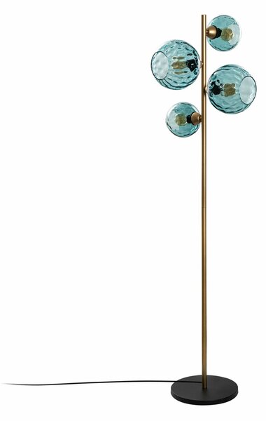 Opviq Floor Lamp Blue Gold Benek - 20 - 15 - 14522