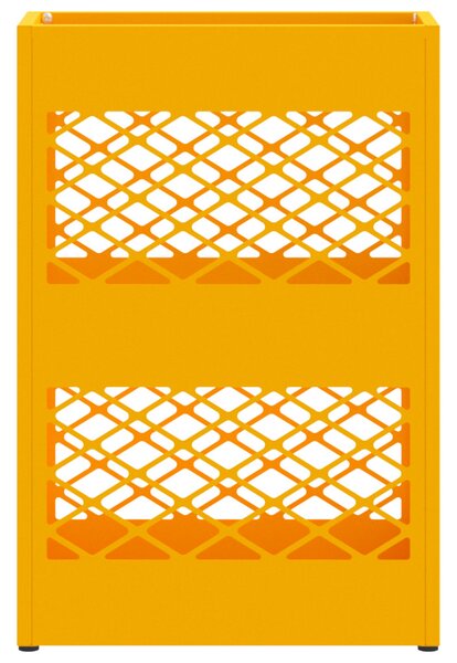 Esőernyő állvány Mustársárga 28 x 12 x 41 cm Acél