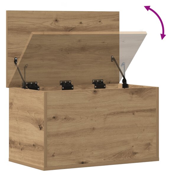 Tárolódoboz Fedelekkel Művészeti tölgy 60x35x35 cm Műszaki fa