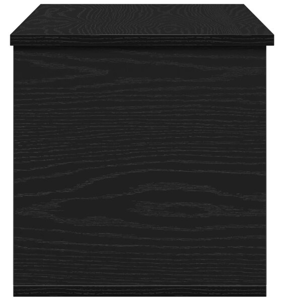 Tárolódoboz Fekete Tölgyből 90x35x35 cm Műgyanta