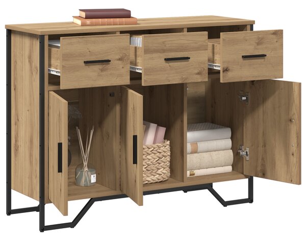 Sideboard Artisan Oak 97x32,5x74,5 cm Szerelt Fa