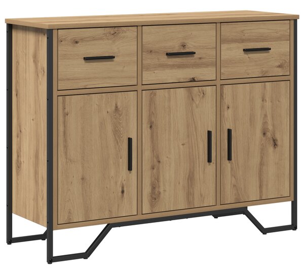 Sideboard Artisan Oak 97x32,5x74,5 cm Szerelt Fa
