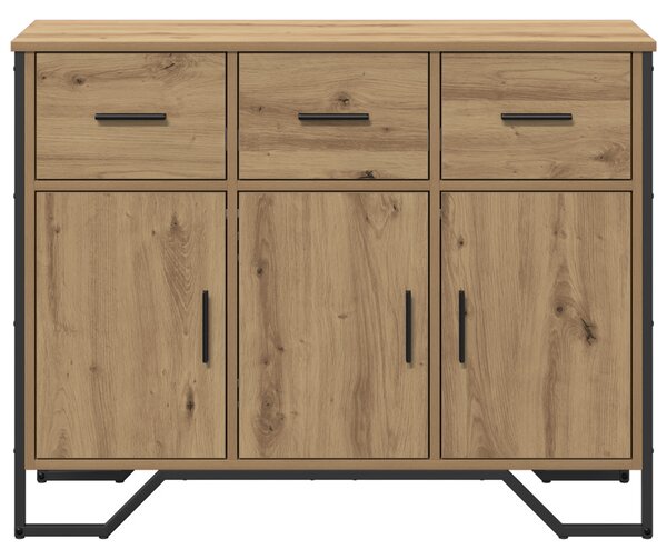 Sideboard Artisan Oak 97x32,5x74,5 cm Szerelt Fa