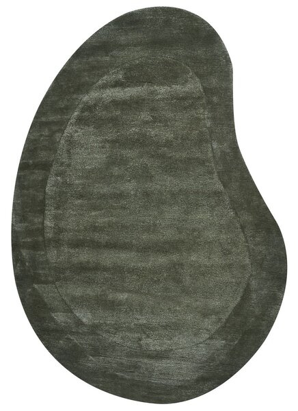 Szőnyeg MASSO Sötétzöld 160 x 230 cm Viszkóz