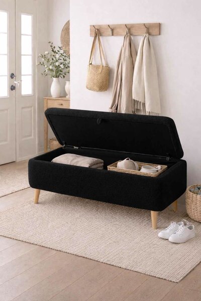 Hanah Home Bench Black Rena - Black
