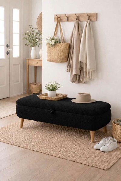Hanah Home Bench Black Rena - Black