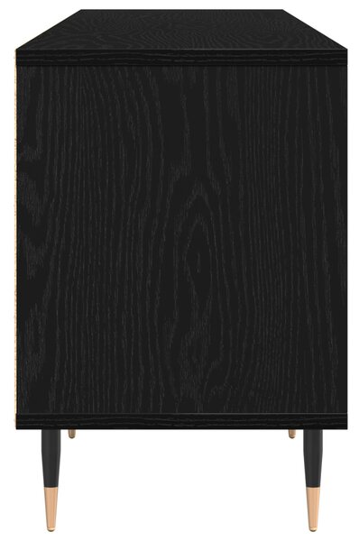 TV szekrény Fekete tölgy 150 x 30 x 45 cm Faanyag