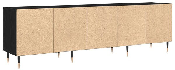TV szekrény Fekete tölgy 150 x 30 x 45 cm Faanyag