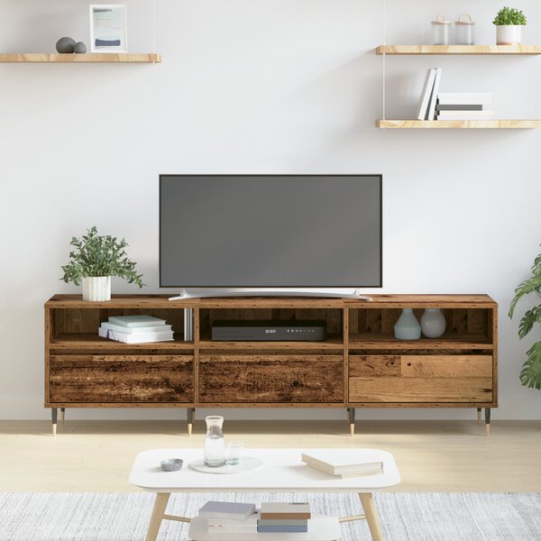 TV szekrény Öreg fa 150 x 30 x 45 cm Faanyag