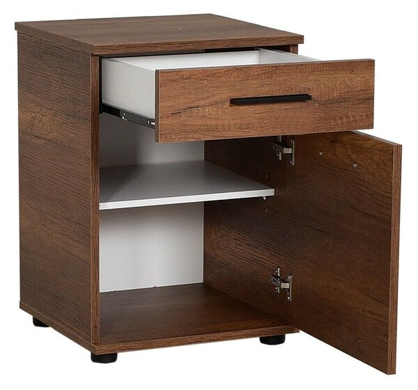 Hanah Home Nightstand Oslo Walnut Kmd-511-Oo-1