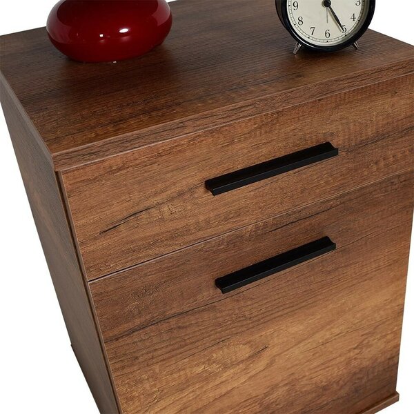 Hanah Home Nightstand Oslo Walnut Kmd-511-Oo-1