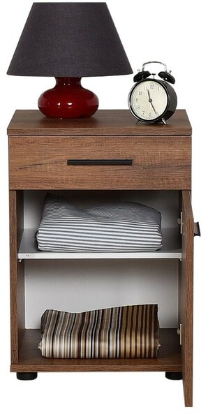 Hanah Home Nightstand Oslo Walnut Kmd-511-Oo-1