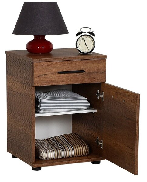Hanah Home Nightstand Oslo Walnut Kmd-511-Oo-1