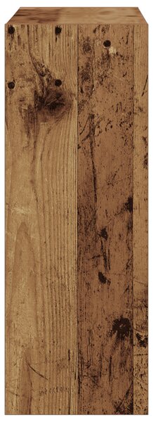 Cipőtároló Régi Fa 60x21x57 cm Műszaki Fa