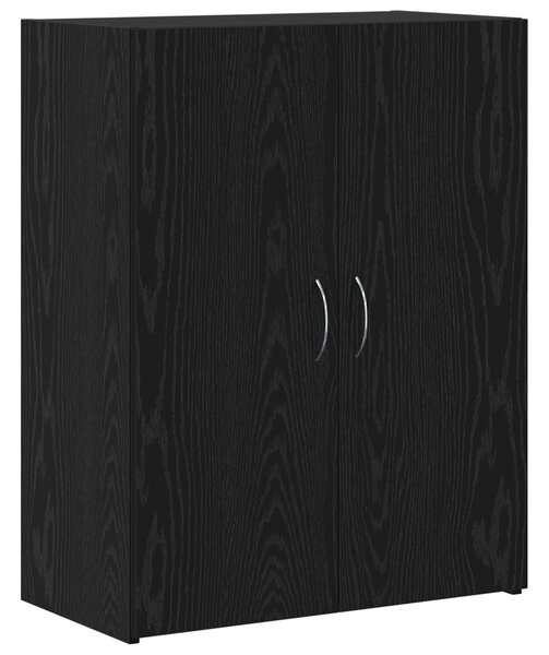 Irodai szekrény Fekete Tölgy 70 x 32 x 77.5 cm Szerelt Fa