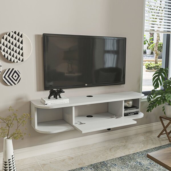 Hanah Home TV Stand White Ibarra - White