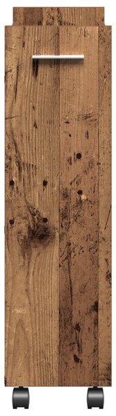 Görgős Szekrény Régi Fa 60x22x79 cm Műgyanta
