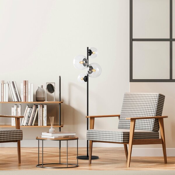 Opviq Floor Lamp Black Fazli - 10522