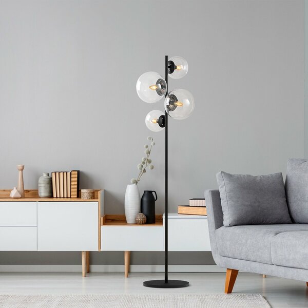 Opviq Floor Lamp Black Fazli - 10522