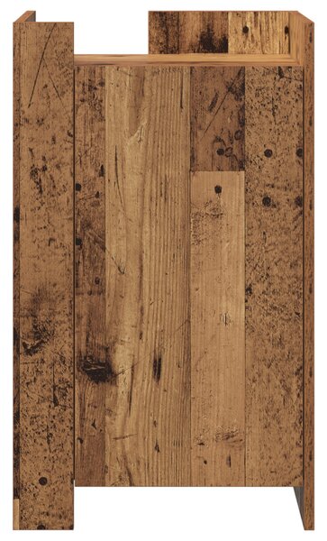 Oldalbufé Régi Fa 45x35x75 cm Műanyagfa