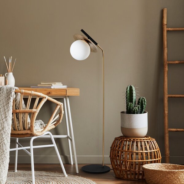 Opviq Floor Lamp Gold Anemon 13806 - Gold