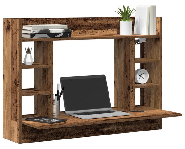 Falra Szerelhető íróasztal Mesteri fa 105x48x75 cm Mérnöki fa