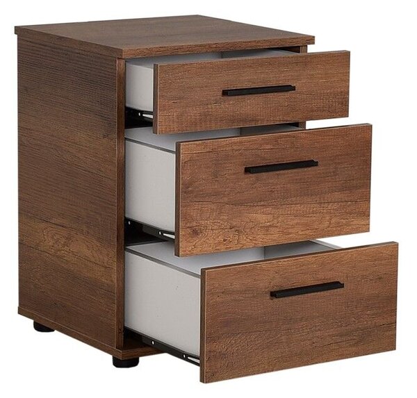 Hanah Home Oslo éjjeliszekrény, diófa színű, Kmd-530-Oo-1