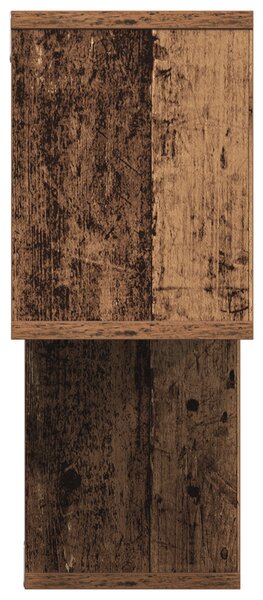 Fali Polc Régi Fa 100x20x53 cm Műszaki Fa