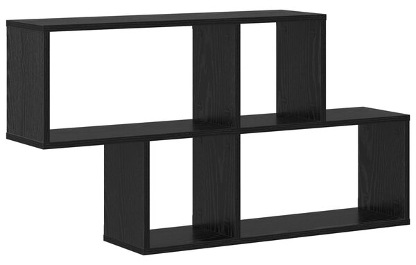 Falipolc Fekete tölgy 100x20x53 cm Mérnöki Fa