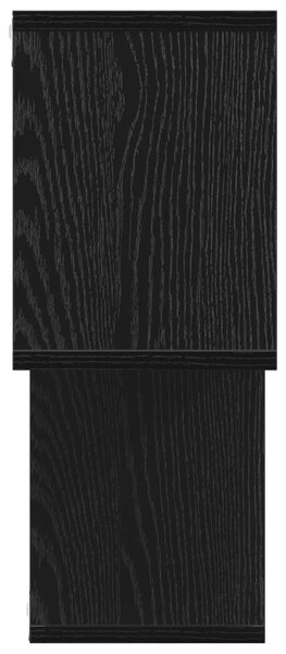 Falipolc Fekete tölgy 100x20x53 cm Mérnöki Fa