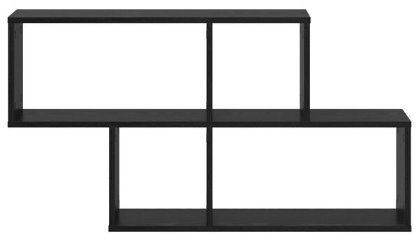 Falipolc Fekete tölgy 100x20x53 cm Mérnöki Fa