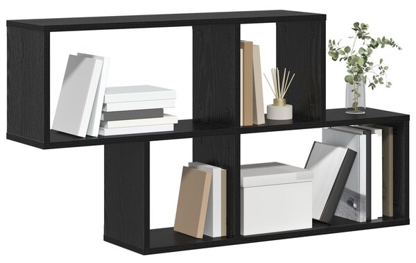 Falipolc Fekete tölgy 100x20x53 cm Mérnöki Fa