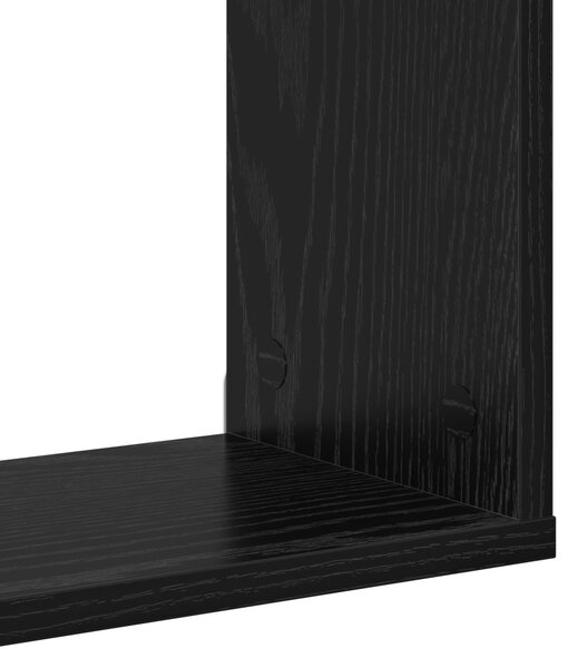 Falipolc Fekete tölgy 100x20x53 cm Mérnöki Fa