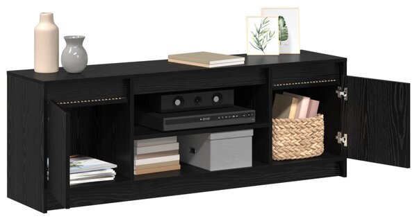 TV egységek 139,5 x 34 x 50 cm Fekete Szerelt fa