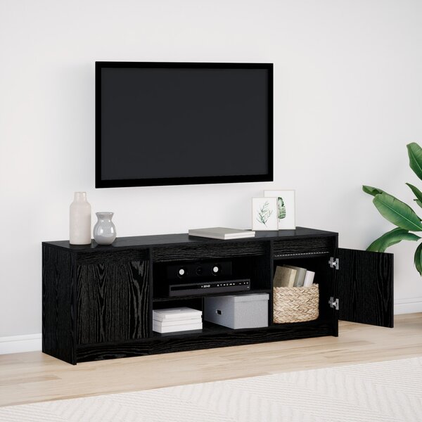 TV egységek 139,5 x 34 x 50 cm Fekete Szerelt fa
