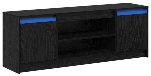 TV egységek 139,5 x 34 x 50 cm Fekete Szerelt fa