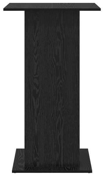 Bárasztal tárolóval Fekete tölgy 60x60x102 cm MDF