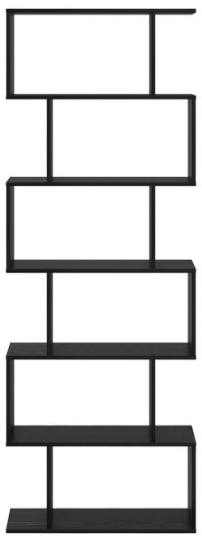 Könyvespolc Fekete tölgy 70 x 24 x 193,5 cm Faanyag
