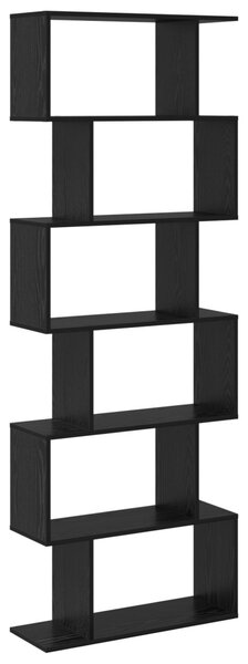 Könyvespolc Fekete tölgy 70 x 24 x 193,5 cm Faanyag