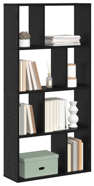 Könyvespolc Fekete tölgy 72 x 20 x 102,5 cm Faanyag