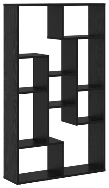 Könyvespolc Fekete tölgy 72 x 20 x 102,5 cm Faanyag