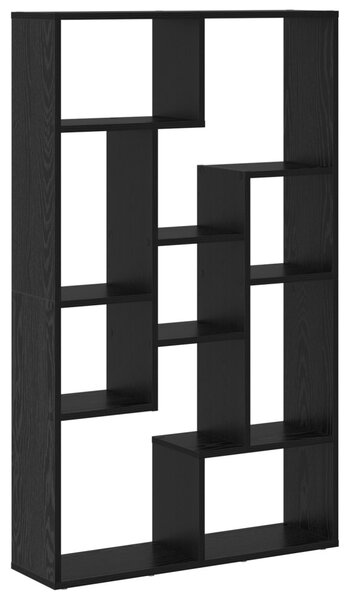 Könyvespolc Fekete tölgy 72 x 20 x 102,5 cm Faanyag