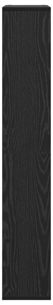Könyvespolc Fekete tölgy 72 x 20 x 102,5 cm Faanyag